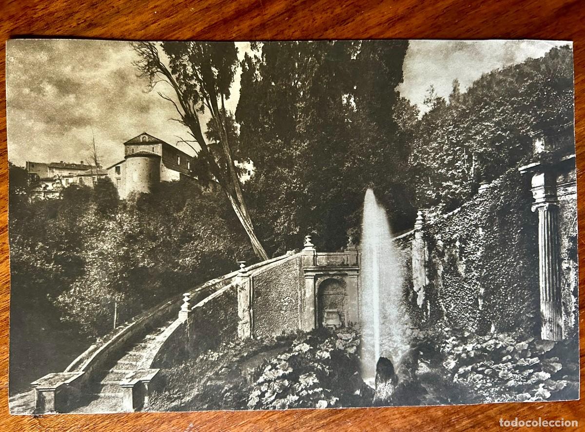 Fotograf&iacute;a antigua: FOTOGRAFIA DE LA FONTANA DEI DRAGHI - VILLA D'ESTE - T&Iacute;VOLI ITALIA - A&Ntilde;OS 1950