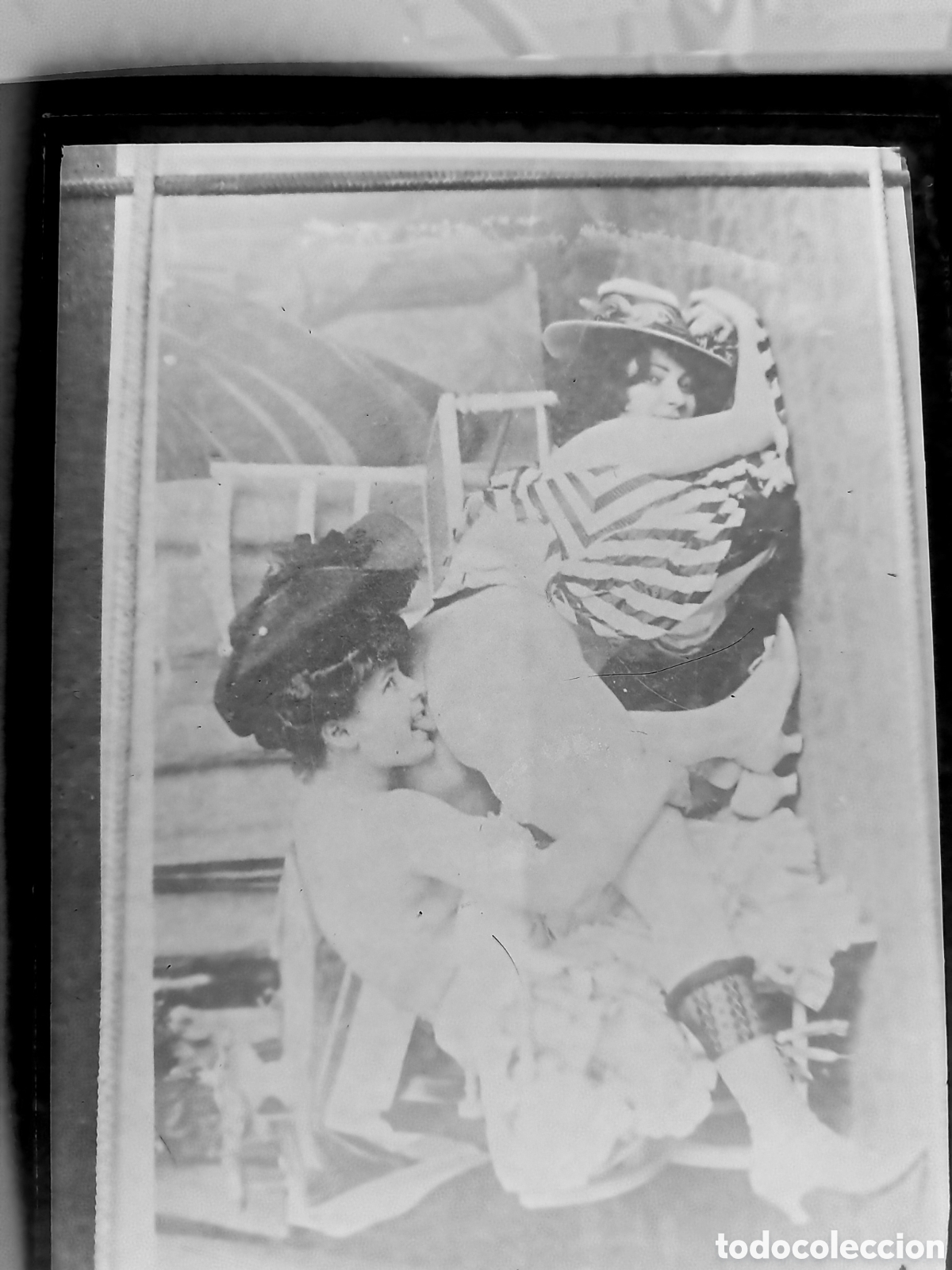 Fotograf&iacute;a antigua: NEGATIVO PLACA FOTOGRAFIA CRISTAL DESNUDO EROTICO ESCENA PORNOGRAFICA SEXO EXPLICITO 12 X 9 CM