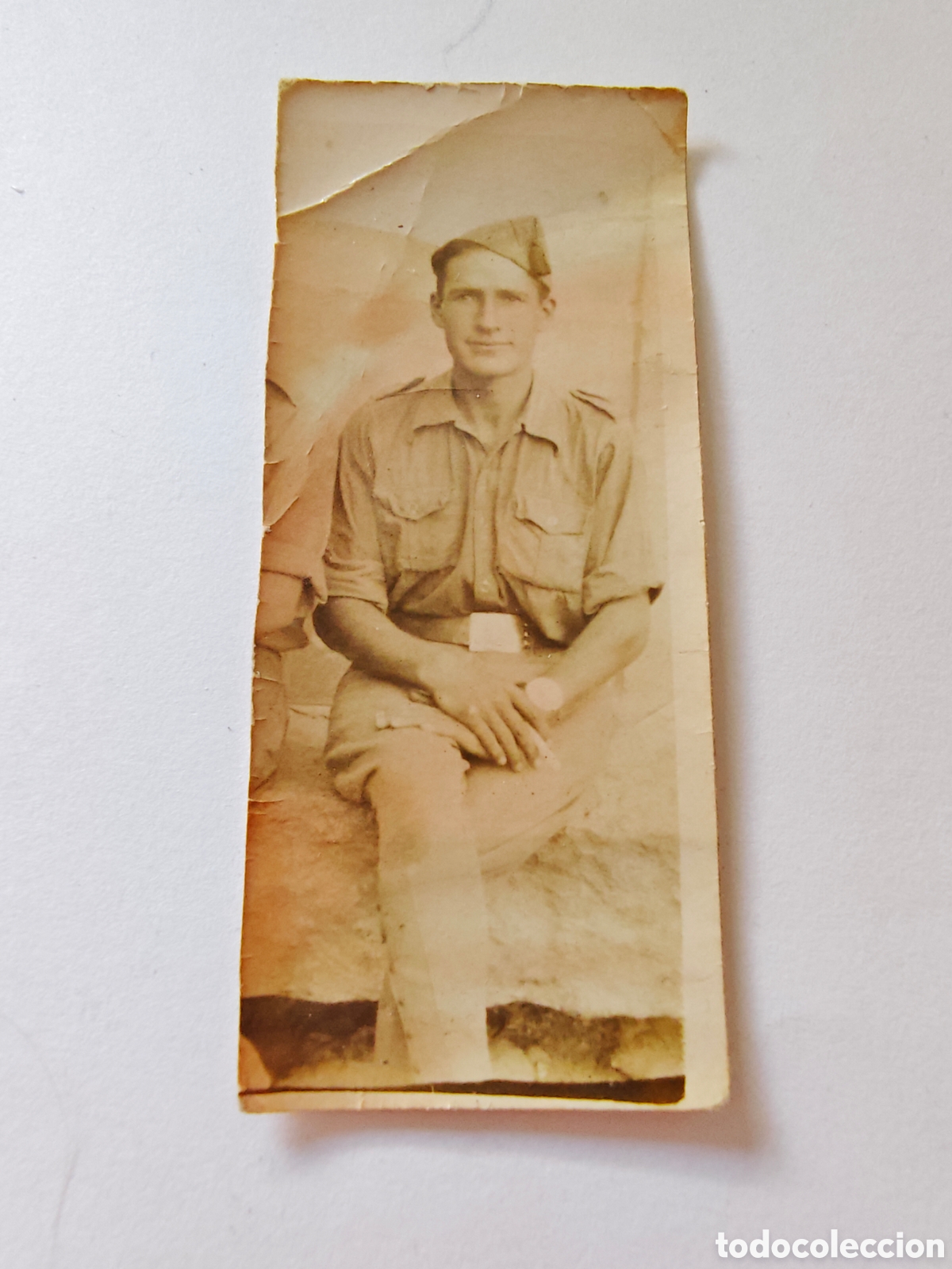 Fotograf&iacute;a antigua: antigua foto - soldado - militar - tdk14p