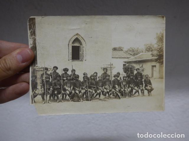 Fotograf&iacute;a antigua: Antigua fotografia original de finales s.XIX o pp. s.XX de indigenas del Sur de Formosa, Argentina