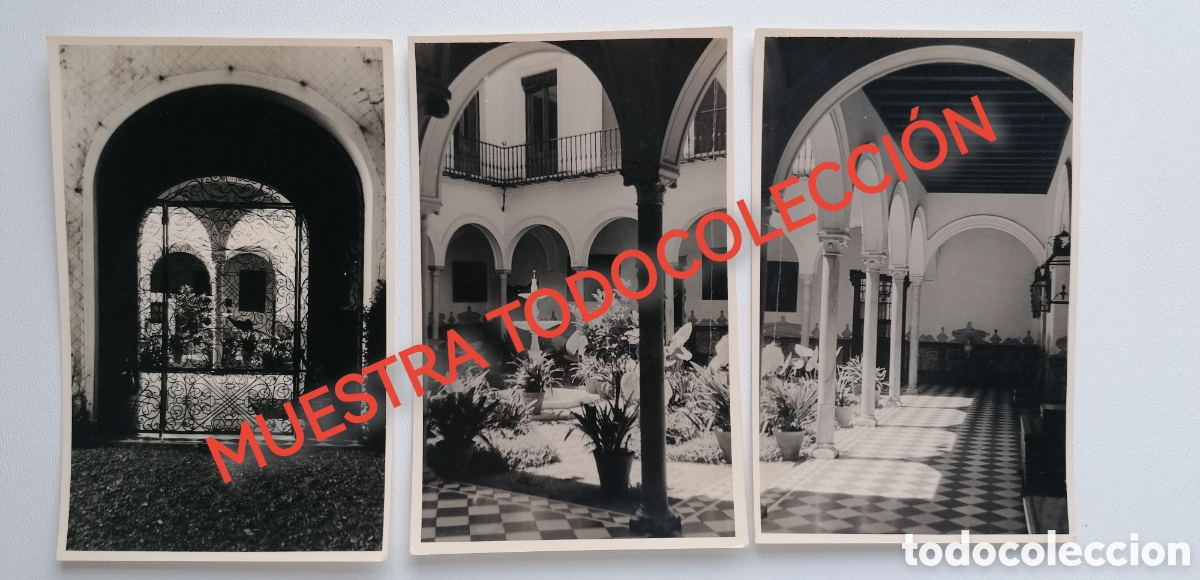 Fotograf&iacute;a antigua: 3 FOTO POSTALES ORIGINALES CASA PALOCIO DE LOS MARQUESES DE NERVION