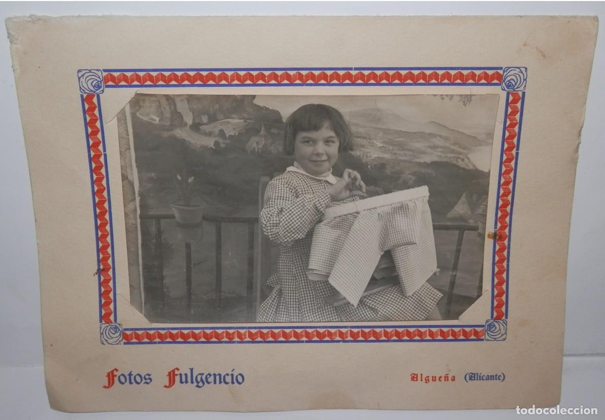 Fotograf&iacute;a antigua: ANTIGUA FOTO RECUERDO ESCOLAR DE LAS FOTOS SAN FULGENCIO ALICANTE