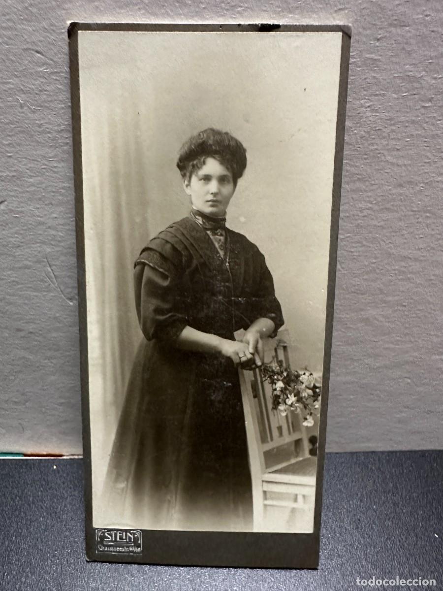 Fotograf&iacute;a antigua: Fotograf&iacute;a Antigua De Mujer Wilhelm Stein Berl&iacute;n Retrato Original