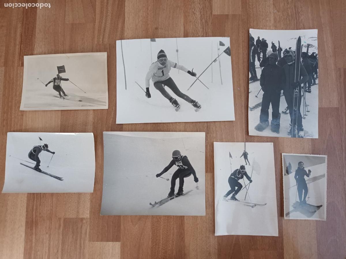 Fotograf&iacute;a antigua: LOTE FOTOGRAF&Iacute;AS ESQUI. BAQUEIRA FADE FCE RETRO VINTAGE. Federaciones espa&ntilde;olas