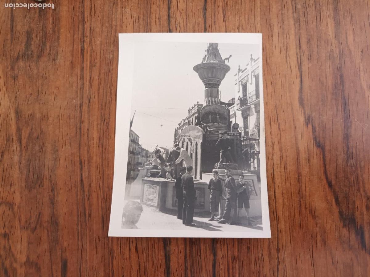 Fotograf&iacute;a antigua: FOTOGRAF&Iacute;A FALLA BENIMACLET. VALENCIA