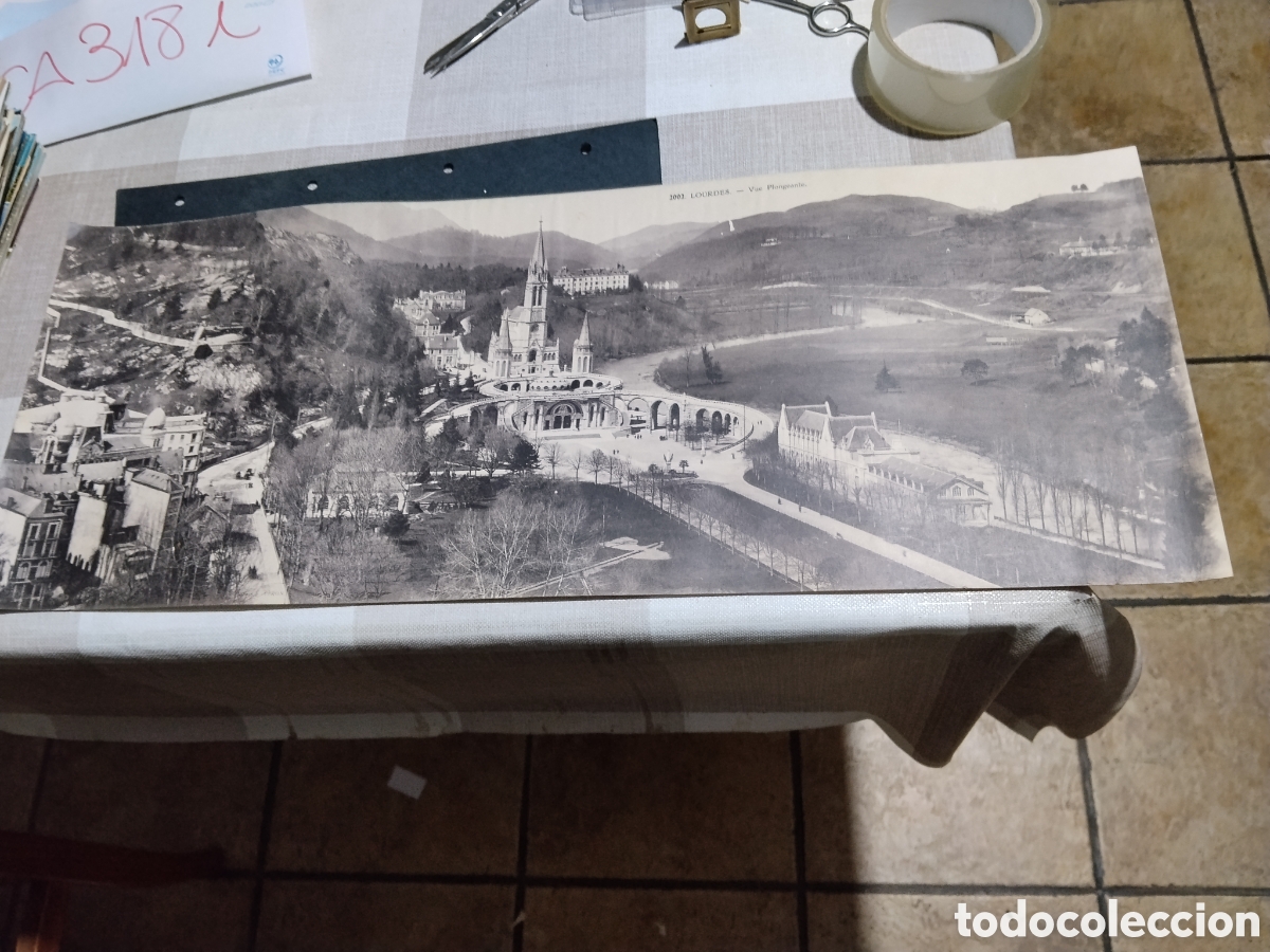 Fotograf&iacute;a antigua: Fotograf&iacute;a antigua Lourdes panor&aacute;mica