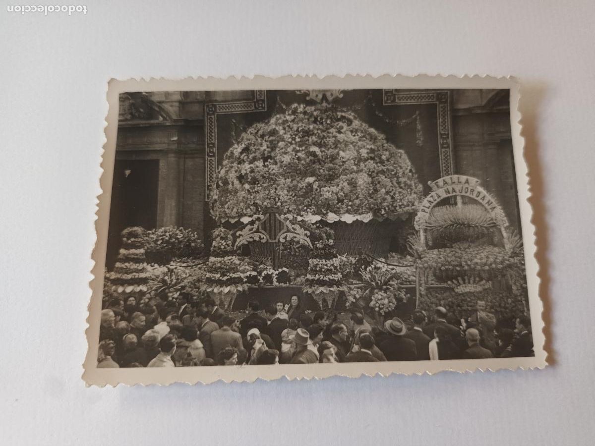 Fotograf&iacute;a antigua: FOTOGRAF&Iacute;A FALLAS VALENCIA PLAZA NA JORDANA