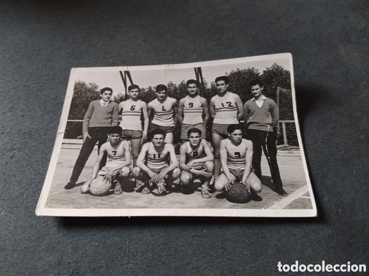 Fotograf&iacute;a antigua: Fotograf&iacute;a equipo de baloncesto