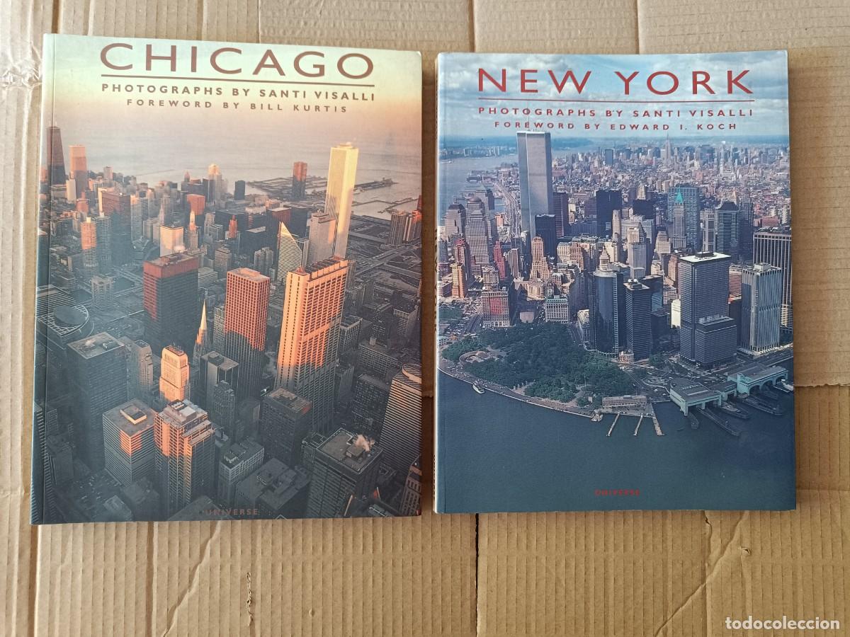 Fotograf&iacute;a antigua: LOTE DE 2 LIBROS DE FOTOGRAFIA, CHICAGO Y NEW YORK, SANTI VISALLI. KURTIS, KOCH.