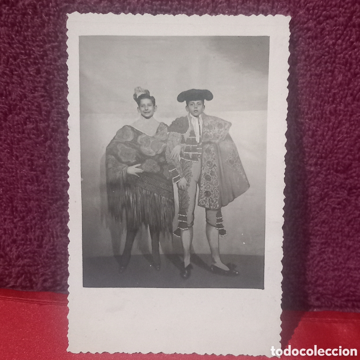 Fotograf&iacute;a antigua: ANTIGUA FOTO TRAMPANTOJO(13,5cm&times;8,5cm)