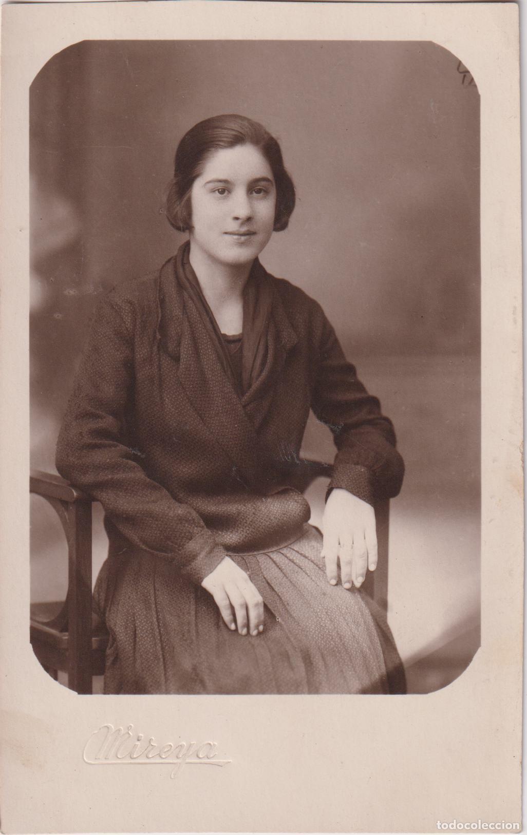 Fotograf&iacute;a antigua: ANTIGUA FOTOGRAFIA RETRATO FOTO MIREYA - CARTE POSTALE
