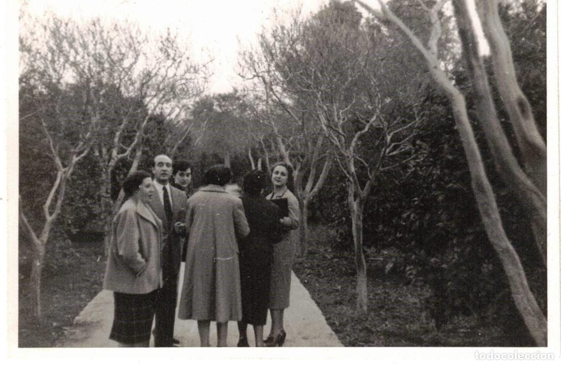 Fotograf&iacute;a antigua: :::: C174 - FOTOGRAFIA - GRUPO DE AMIGOS EN UN PARQUE - PICA&Ntilde;A 1953