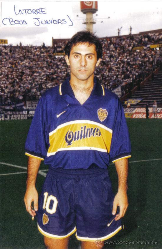 Coleccionismo deportivo: Foto de Latorre con el Boca Juniors - goly - Foto 1