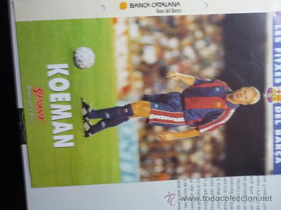 Coleccionismo deportivo: LAS FICHAS DEL BAR&Ccedil;A KOEMAN - Foto 1