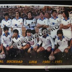 Coleccionismo deportivo: FOTOGRAFIA 15X20 REAL SOCIEDAD LIGA 1980-1981. Lote 232340095