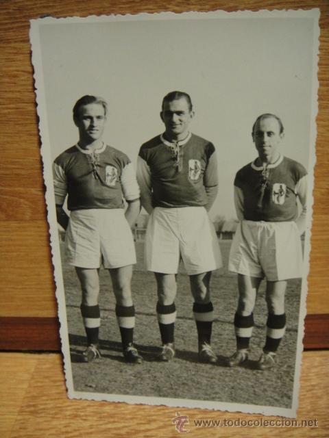 Coleccionismo deportivo: jugadores del club de futbol aleman schwaben augsburg - fotografia original a&ntilde;o 1947 - 14 x 9 cnt&ordm;