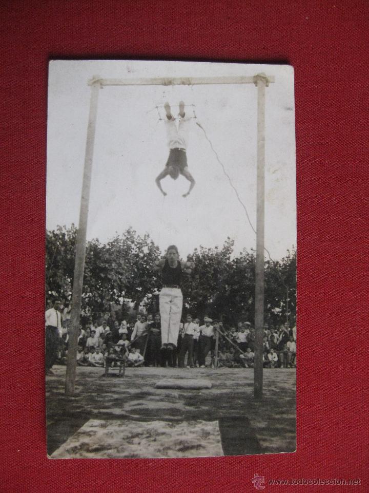 Sports collectibles: ATLETISMO. POSTAL FOTOGRAFICA TRAPECISTAS