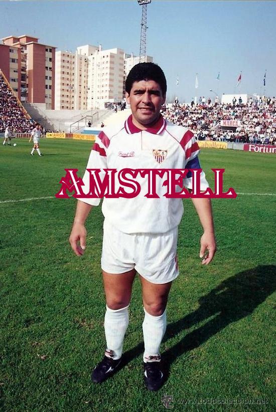 Foto Fotografia 10x15 Sevilla Fc Maradona 1 Sold Through Direct Sale 53653314