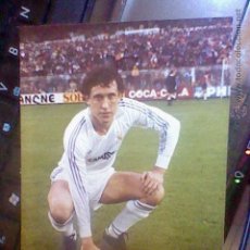 Coleccionismo deportivo: FOTOGRAFIA AÑOS 80 REAL MADRID JUGADOR FUTBOL VALDANO 15 X 10 CMS 