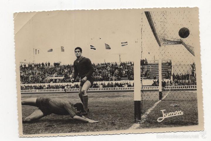 Sports collectibles: FOTOGRAFIA FUTBOL. GOL DEL CADIZ. FOTO JUMAN