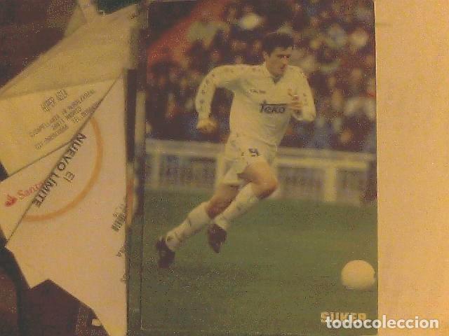 Coleccionismo deportivo: Postal Real Madrid Suker 1997 - Foto 1