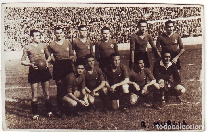 Collectionnisme sportif: FOTOGRAF&Iacute;A DEL REAL MURCIA MEDIDA 8 X 5 CMS. A&Ntilde;OS 1940