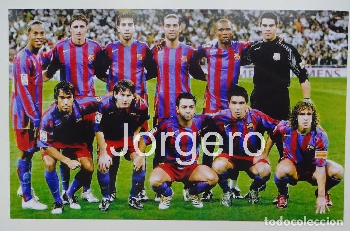 F.c. Barcelona Alineación Partido De Liga 2005- - Vendido En Venta ...