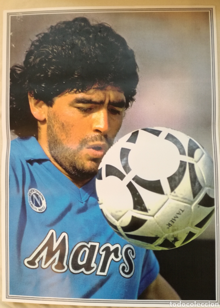 Coleccionismo deportivo: Antiguos P&oacute;sters Maradona. - Foto 3