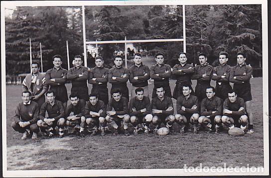 Sports collectibles: FOTOGRAFIA SELECCION NACIONAL DE RUGBY