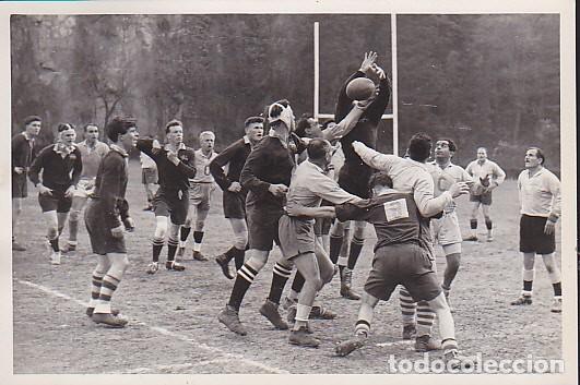 Sports collectibles: FOTOGRAFIA UN PARTIDO DE RUGBY