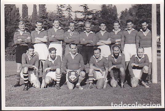 Sammelleidenschaft Sport: FOTOGRAFIA EQUIPO DE RUGBY