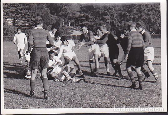 Sammelleidenschaft Sport: FOTOGRAFIA RUGBY UN LANCE DEL PARTIDO