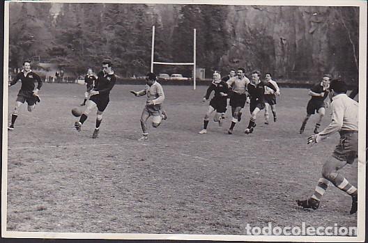Sammelleidenschaft Sport: FOTOGRAFIA RUGBY UN LANCE DEL PARTIDO