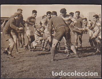 Sammelleidenschaft Sport: FOTOGRAFIA RUGBY UN LANCE DEL PARTIDO