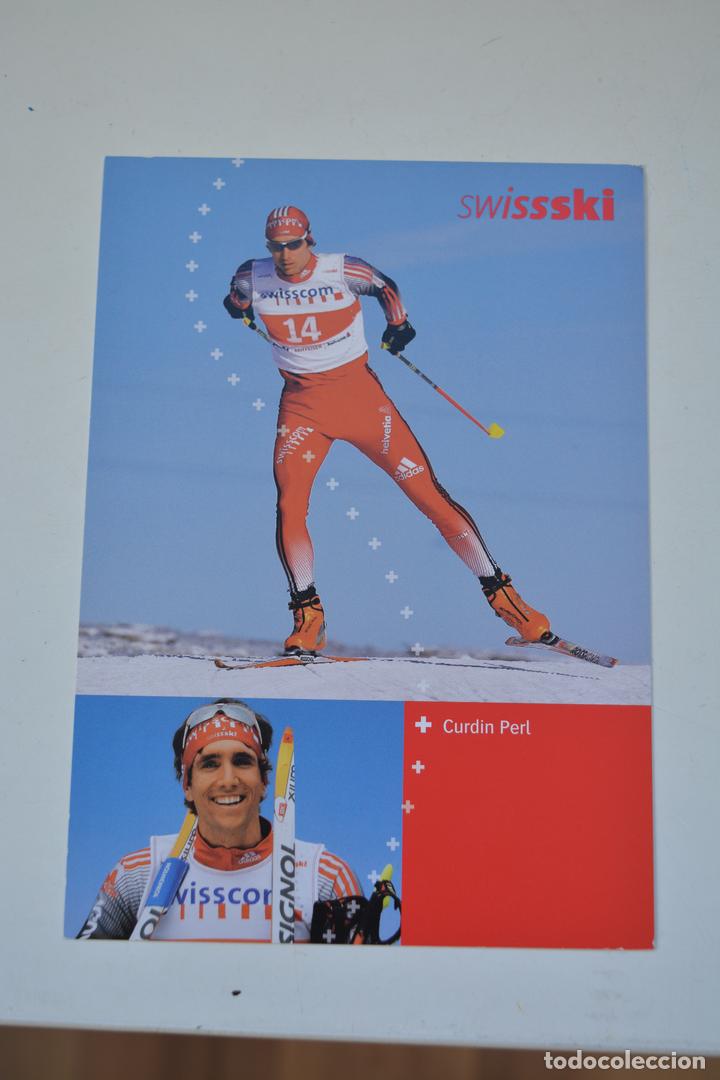 Coleccionismo deportivo: FOTO DE CURDIN PERL (ESQUI)  SUIZA