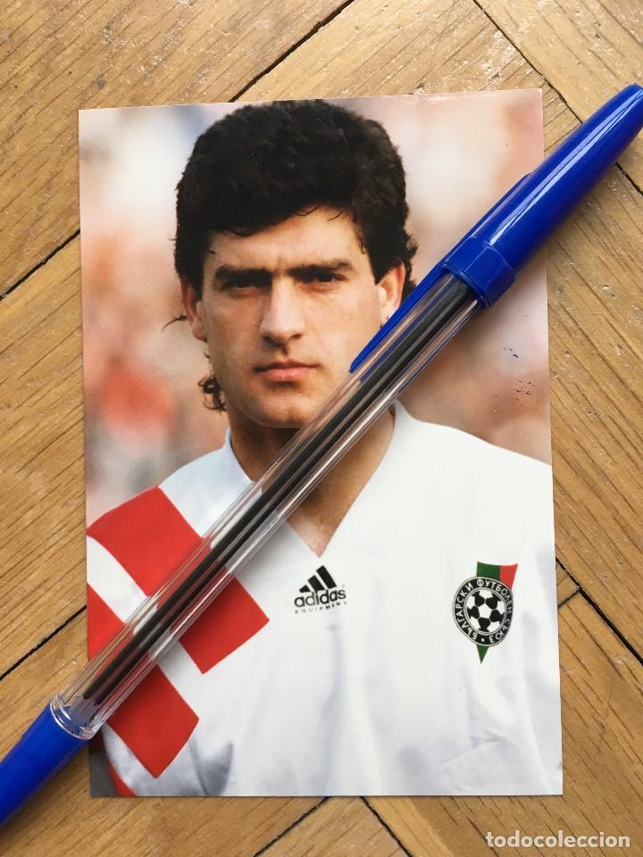 Sports collectibles: R24071 FOTO FOTOGRAFIA ORIGINAL FUTBOL BULGARIA ZLATKO YANKOV USA 1994