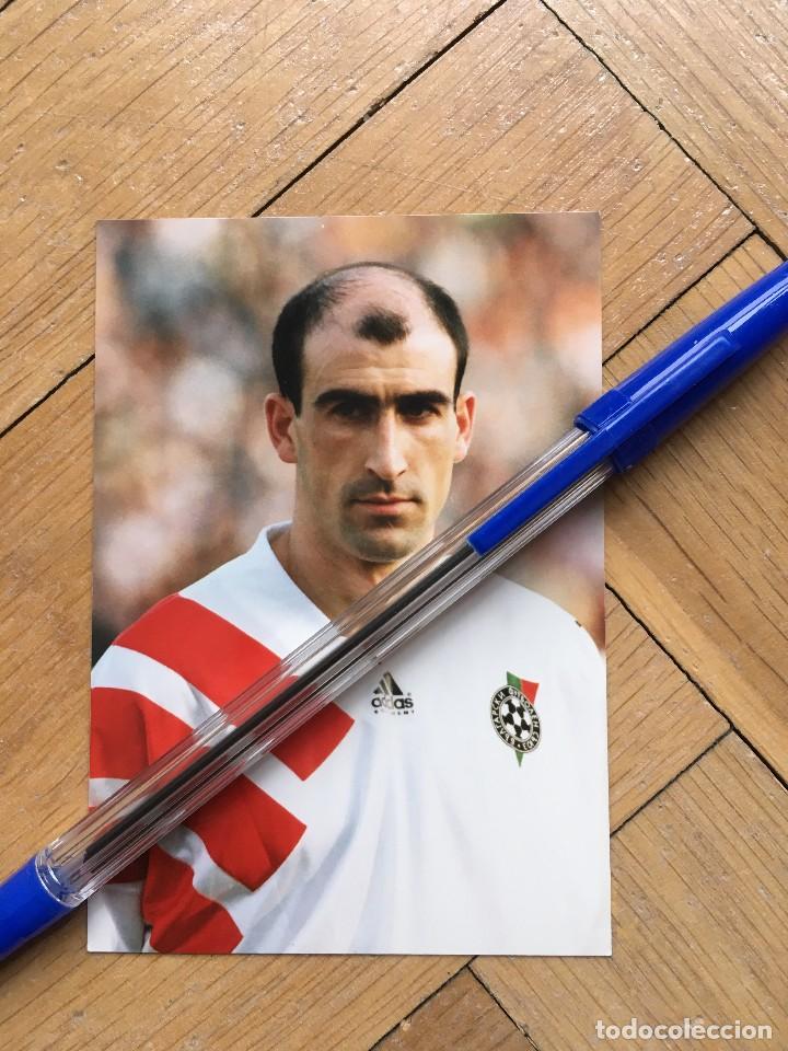 Sports collectibles: R24077 FOTO FOTOGRAFIA DE PRENSA FUTBOL BULGARIA YORDAN LETCHKOV USA 1994