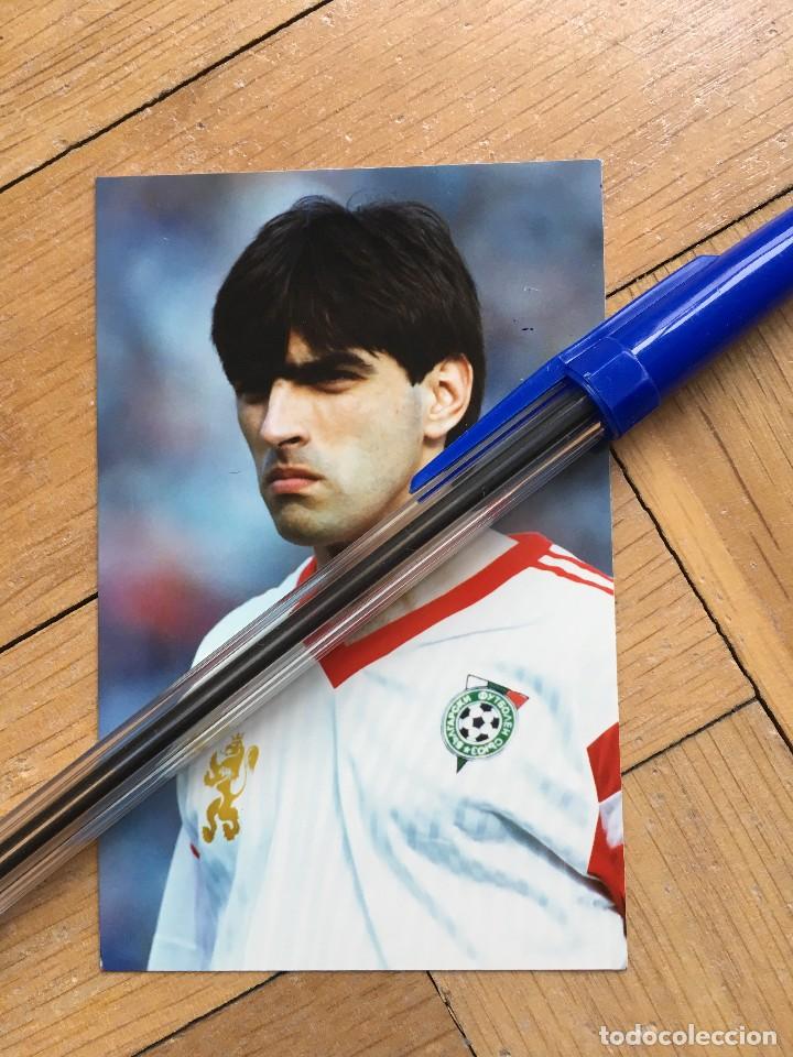 Sports collectibles: R24079 FOTO FOTOGRAFIA DE PRENSA FUTBOL BULGARIA MUNDIAL USA 1994 GEORGI YORDANOV