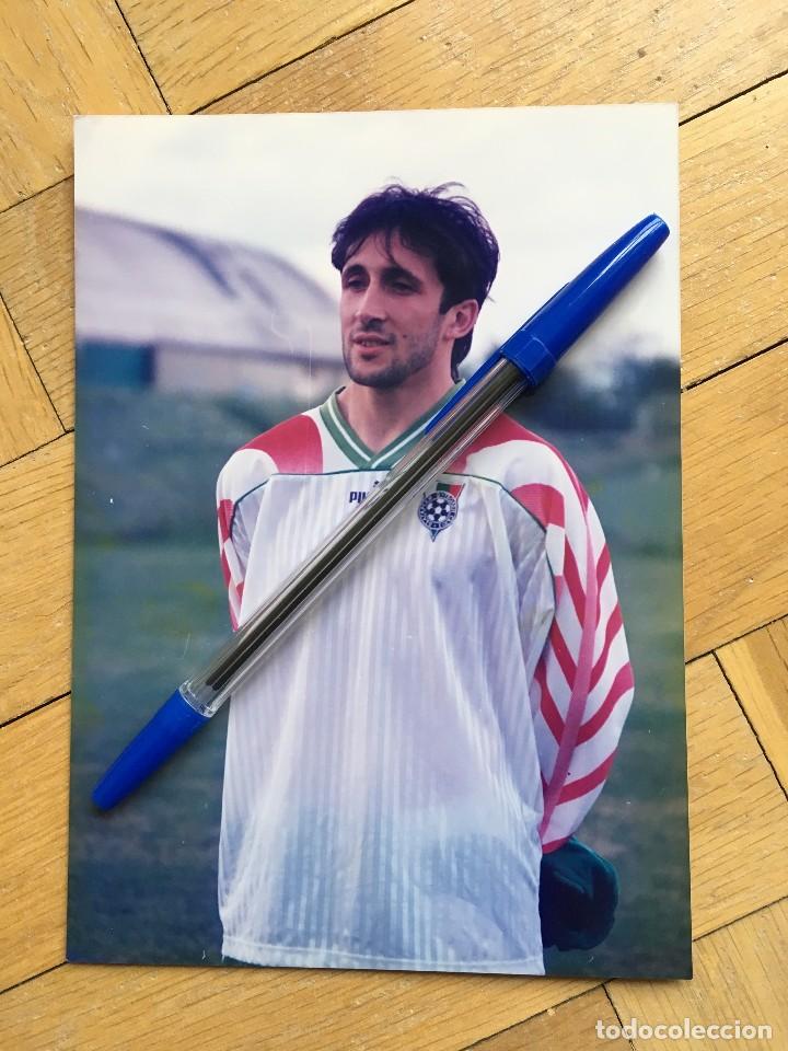 Sammelleidenschaft Sport: R24115 FOTO FOTOGRAFIA ORIGINAL FUTBOL BULGARIA TZVETANOV 1996