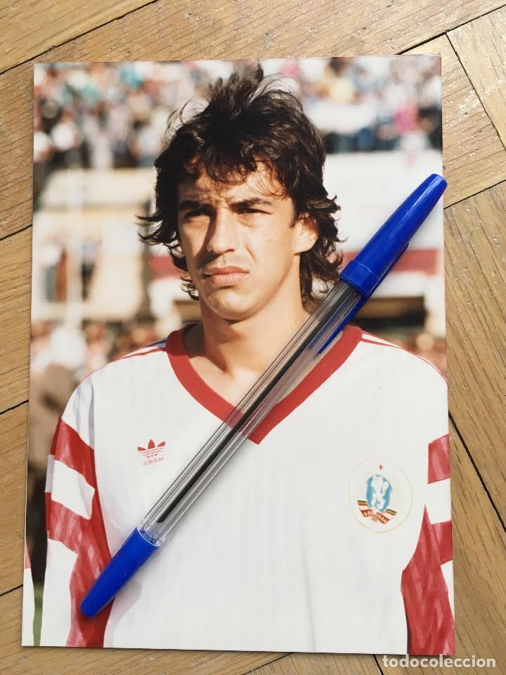 Sammelleidenschaft Sport: R24100 FOTO FOTOGRAFIA ORIGINAL FUTBOL BULGARIA VACEV LOKOMOTIV 1991 1992
