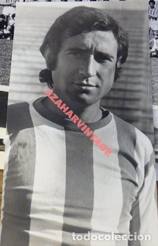 Sports collectibles: ANTIGUA FOTOGRAFIA DEL JUGADOR DEL REAL BETIS BALOMPIE, FRANCISCO TELECHIA,90X160MM