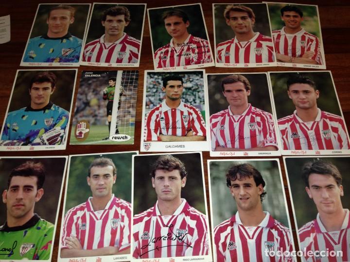 lote fotos poster jugadores firmas athletic clu - Comprar Fotografías
