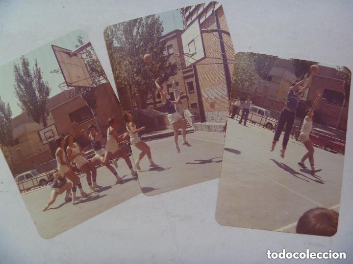 Collectionnisme sportif: BALONCESTO : LOTE DE 3 FOTOS DEL JUVENIL DEL ESTUDIANTES JUGANDO