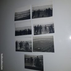 Coleccionismo deportivo: BARÇA 7 FOTOS INAGURACION NOU CAMP 1957. Lote 142581974