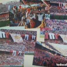 Coleccionismo deportivo: LOTE DE 10 FOTOS DE ULTRAS DEL SEVILLA. BIRIS NORTE ANTIBETICOS. Lote 153439126