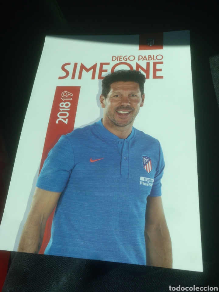 Coleccionismo deportivo: diego pablo simeone 2018/2019 - Foto 1