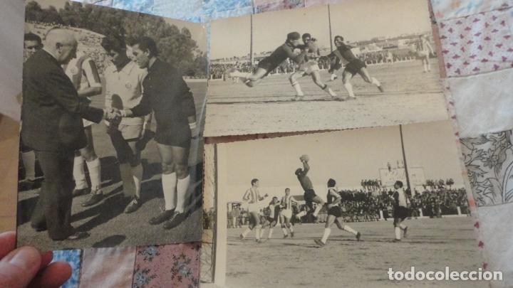 Collectionnisme sportif: TRES ANTIGUAS FOTOGRAFIAS. PARTIDO FUTBOL. PORTUGAL. FOTOS CARTAXO. FARO