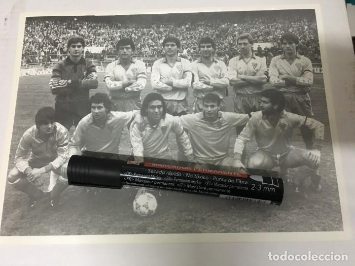 Coleccionismo deportivo: F1871 ORIGINAL FOTO FOTOGRAFIA DE PRENSA TEMPORADA 1986 1987 ONCE INICIAL ALINEACION CADIZ