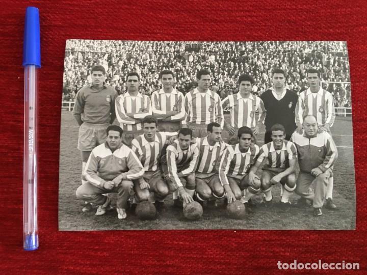 Collectionnisme sportif: R7410 FOTO FOTOGRAFIA ORIGINAL DE PRENSA ONCE ALINEACION ESPANYOL