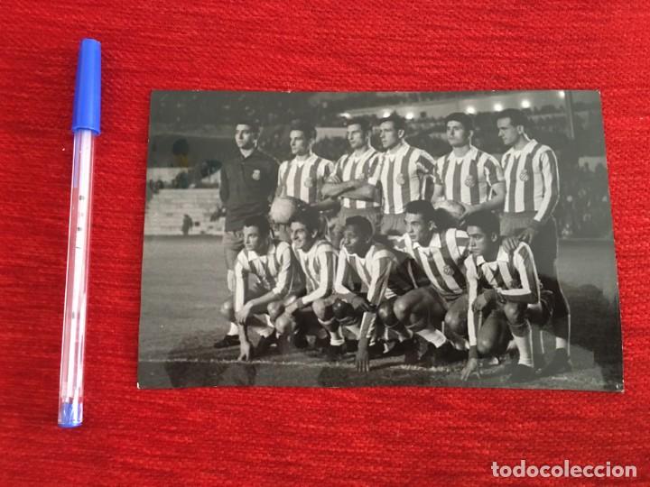 Collectionnisme sportif: R7412 FOTO FOTOGRAFIA ORIGINAL DE PRENSA ONCE ALINEACION ESPANYOL